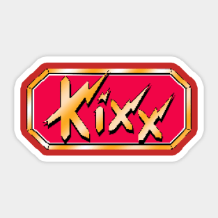 Retro Computer Games Kixx Software Pixellated Sticker